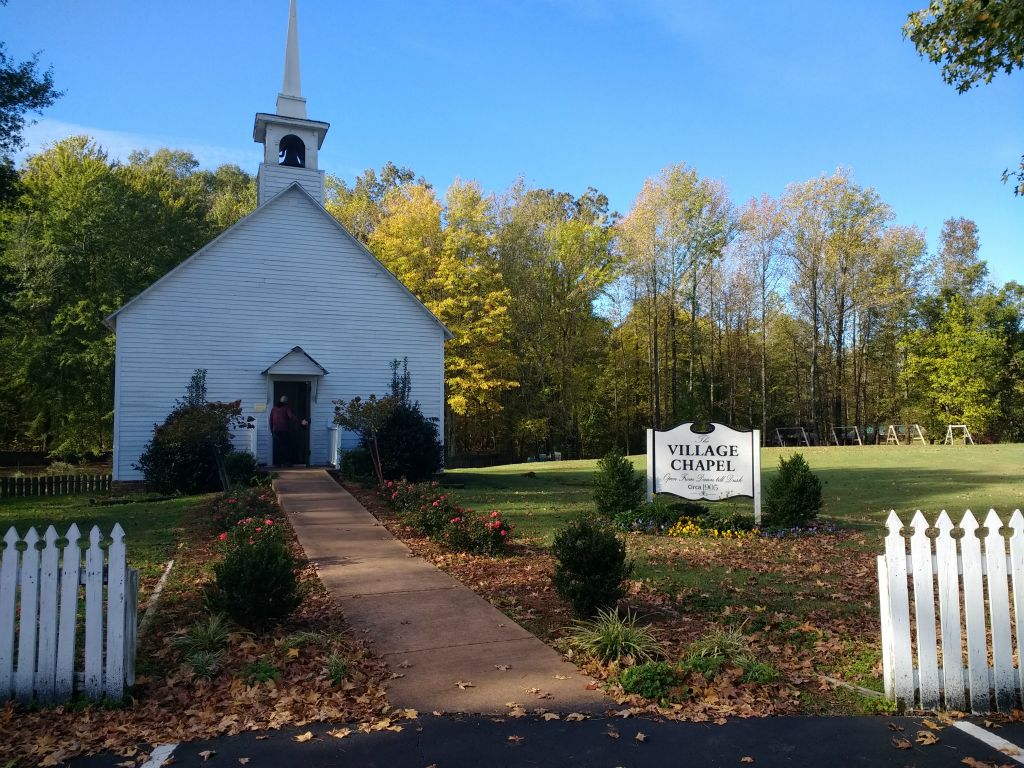Chapel adjacent to home of Casey Jones